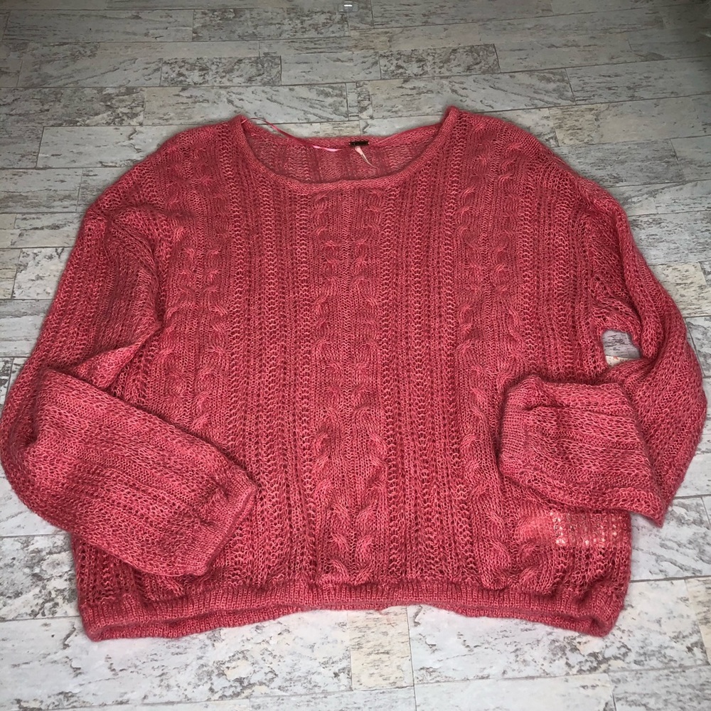 Free People Bubble Gum Angel Soft Sweater - Picture 14 of 15